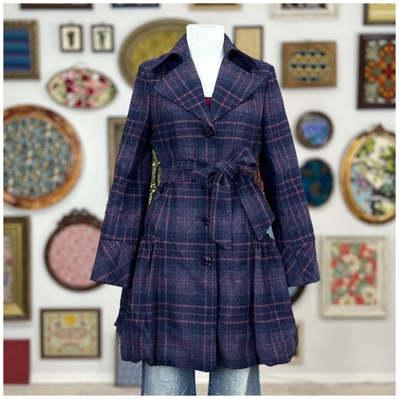 2007 Anthro “Bubbletweed Coat” by Sarah Berman - Picture 2 of 15